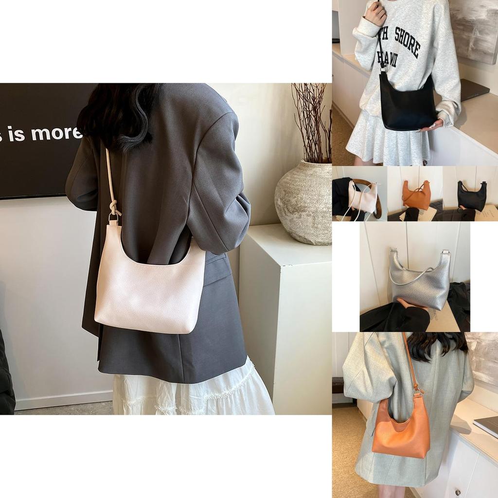 Elegant Lightweight Tote Bag Chic Summer Shoulder Crossbody Pu Handbag