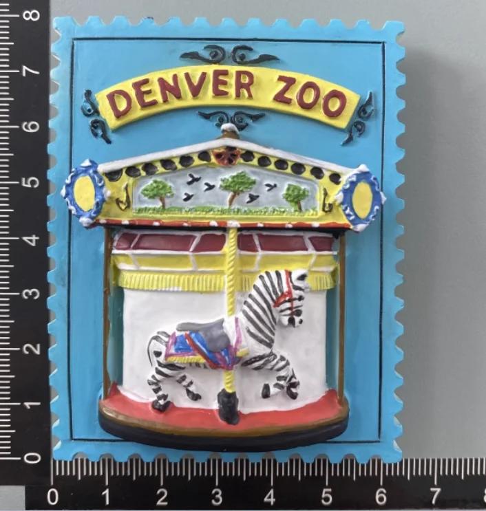 USA fridge magnets Washington D.C. cultural landscape tourist souvenirs hand-painted magnetic refrigerator sticker collection