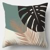 Art Plant Pillowcase 45Cmx45Cm Square Sofa Pillow Cover Abstract Cushion