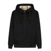 Herbst Herren Steppjacke & Fleece-Hoodie Set