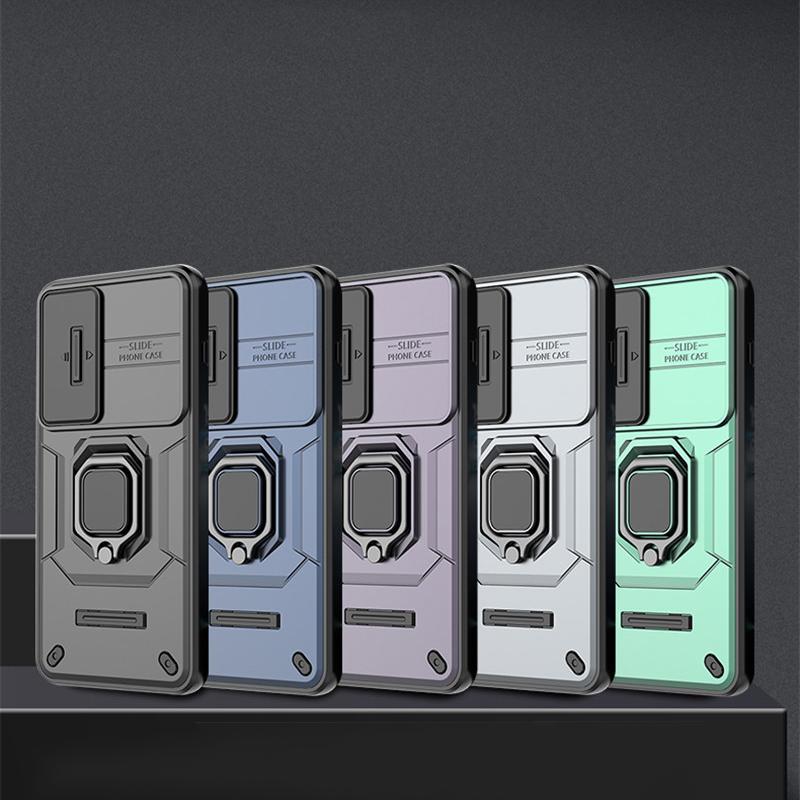 For OnePlus Nord 5 Case Slide Camera Phone Case OnePlus Nord 5 Cover Bumper Armor PC Shockproof Back Cover Cases OnePlus Nord 5