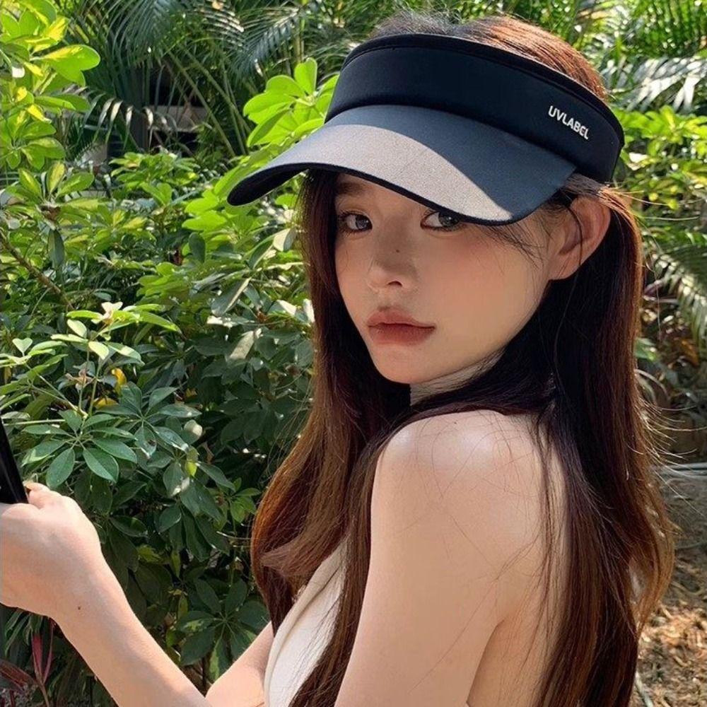 Adjustable Sports Visor Breathable Baseball Cap Summer Beach Hat  Running