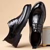 Fashion High Quality Business Shoes All-match Men Dress Flats Men's Shoes New Leather Men's Formal Shoes Oxford Wedding Party Footwear