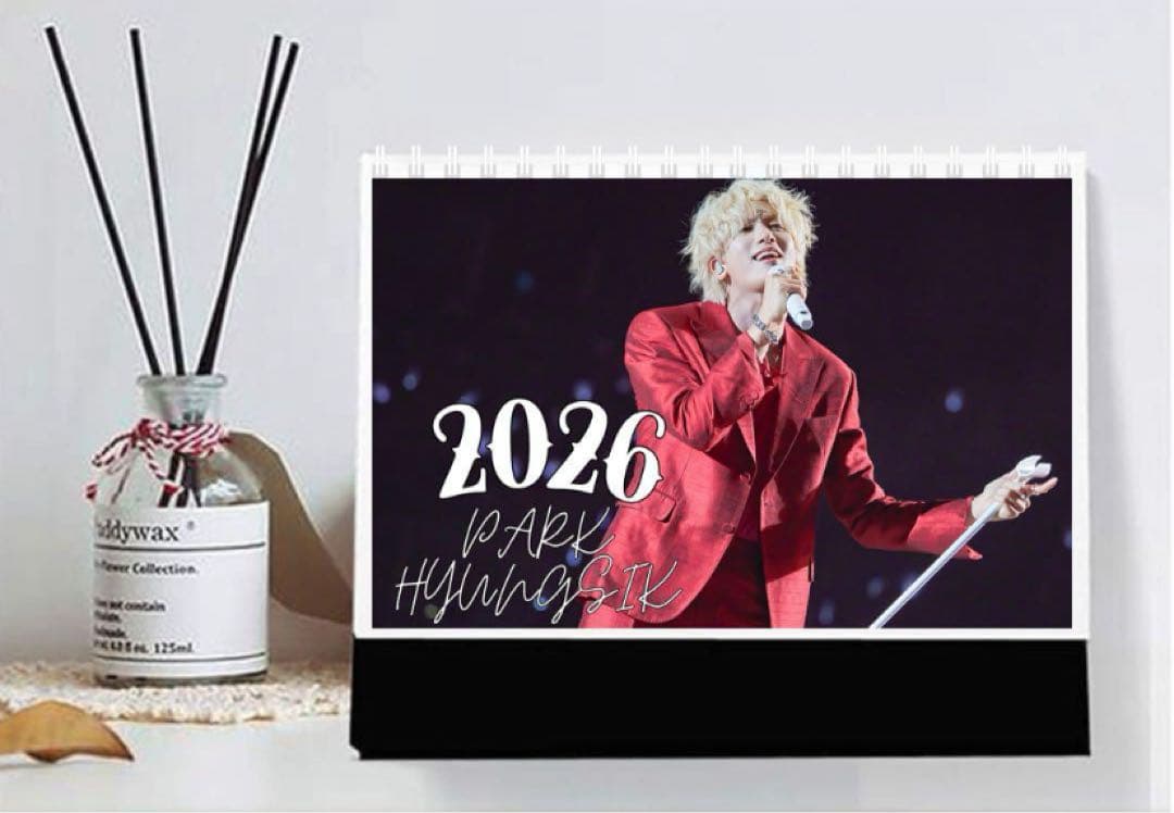 [Б/У] Пак Хён Сик 2026 Новый настольный календарь Размер A5 Мерч Корейская дорама