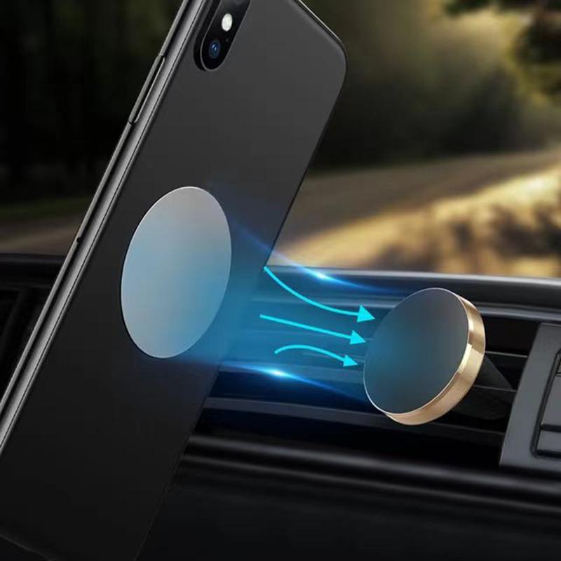 1/5/20Pcs Magnetic Metal Plate for Magnetic Car Phone Holder Round Square Iron Sheet Sticker Mobile Tablet Magnet Holder Mount