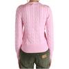 Polo Ralph Lauren Solid Color Single-Breasted Logo Long Sleeve Knit Sweater Women sweater Caramel-Pink 211971868-010