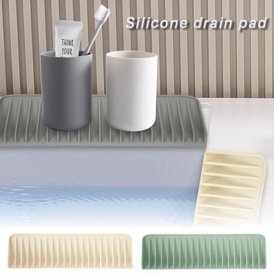Silicone Flow Guide Drain Pad Slope Drain Pad Simple Bowl and Dish Drying Filter Pad Thermal Insulation Pad