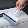 2-In-1 Non-Woven Cloth Glass Cleaner Brush Sponge Wiper Scraper Glass Wiper Brush for Mirrors Shower Doors Windows