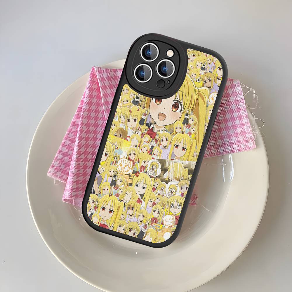 Anime Bocchi The Rock Phone Case For IPhone 16 15 14 11 12 13 Pro Max Plus Back Leather Shell