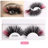8D Colored Mink Hair False Eyelashes Natural Docile Thick Eyelashes