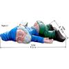 Large 9.5 Inch Funny Drunk Gnome Garden Decor, Creative Garden Gnomes Outdoor Patio Decor, Resin Statues Gift, Yard Decorations Outdoor Decorations