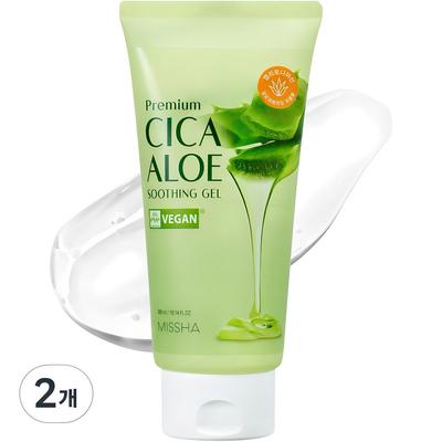 Premium Cica Aloe Soothing Gel, 300ml, 2 Units
