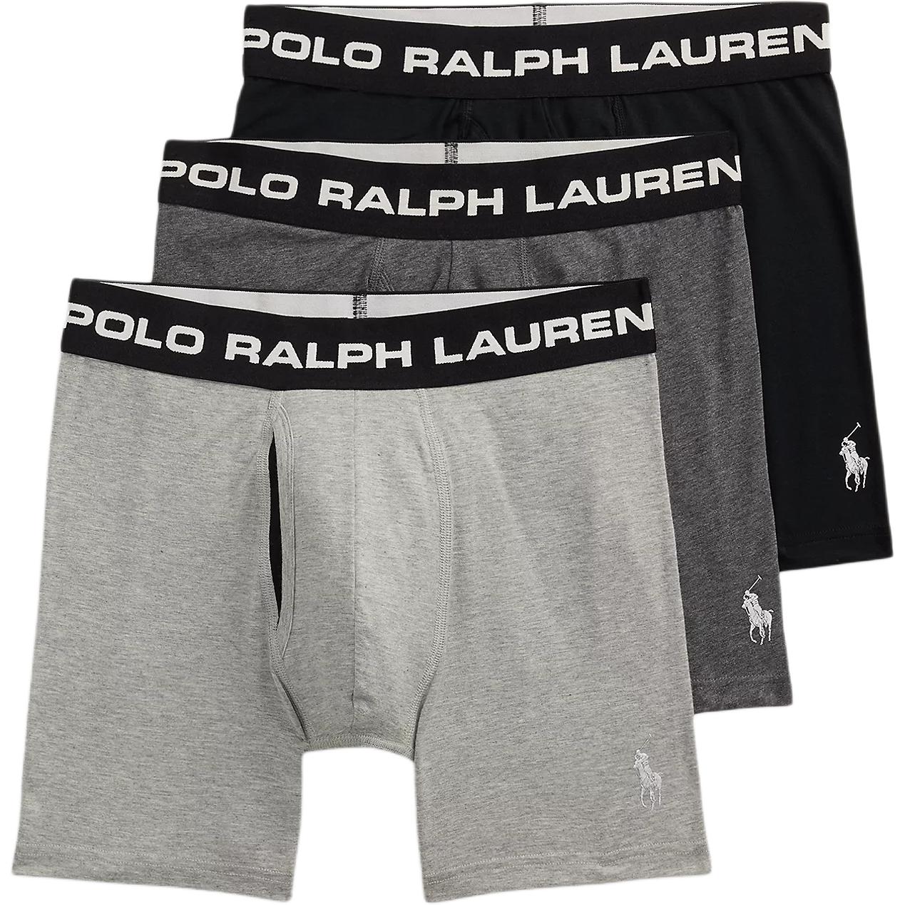

Polo Ralph Lauren Moisture Wicking Modal Boxer Briefs Three Pack Men underwear 719978575-003 XL