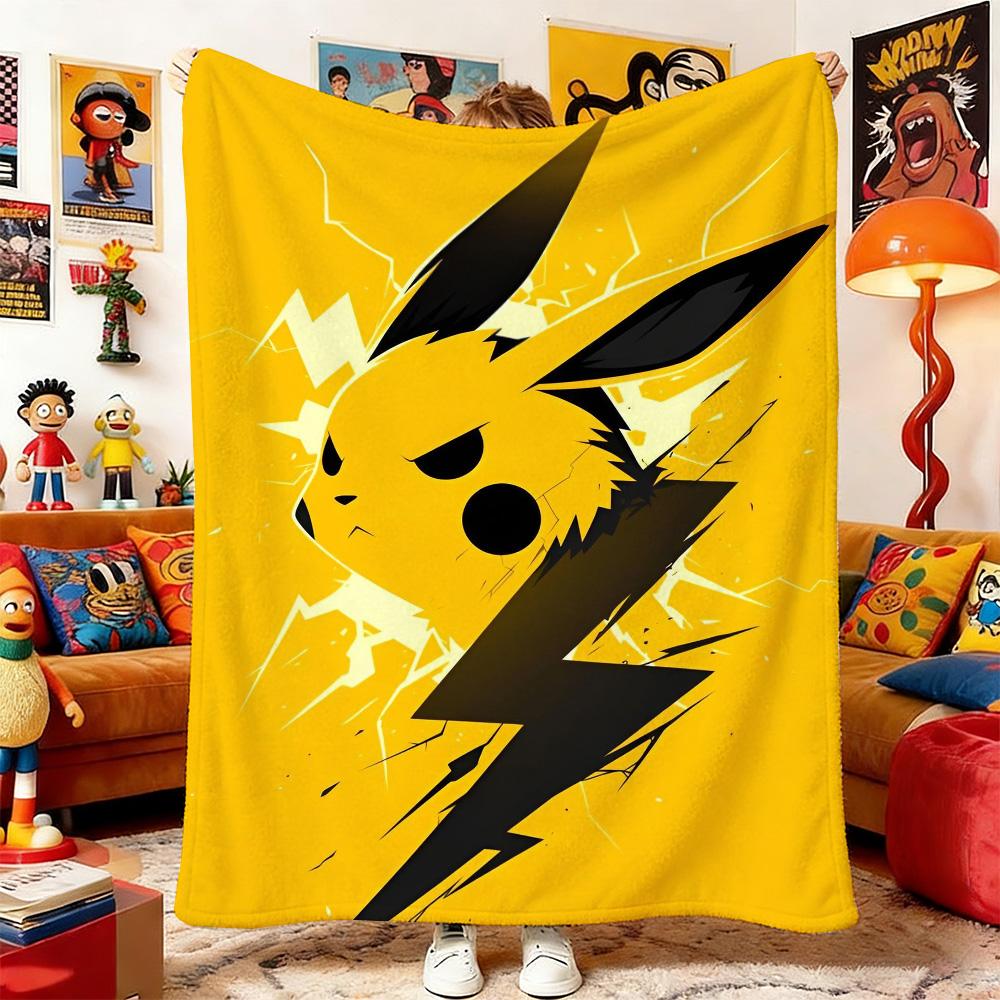 Anime Blanket P-Poke-mons Home and Decoration Sofa Blankets for Bed Bedspread the Bedspreads Picnic Throw & Throws Double Baby