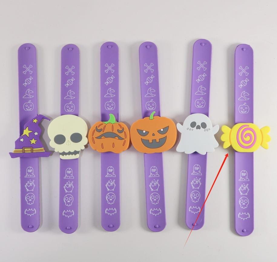 Cartoon Halloween Snap Bracelet for Kids - Creative and Fun Party Decoration