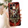 For Infinix Note 40 Pro 4G X6850 5G X6851 Case For Infinix Note 40 Pro 5G Cover Luxury A-Z Letters 2D Painted Silicone Casing