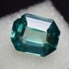 Natural Bluish Green Sapphire Loose Gemstone 9.25 ct Ceylon Emerald Cut September Birthstone Gift