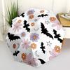 1PC Halloween, Bat-patterned Automatic Open/close Umbrella with 8-Rib Structure for Women/Men, All-Season Use - Travel Essential, Stylish Accessory, H