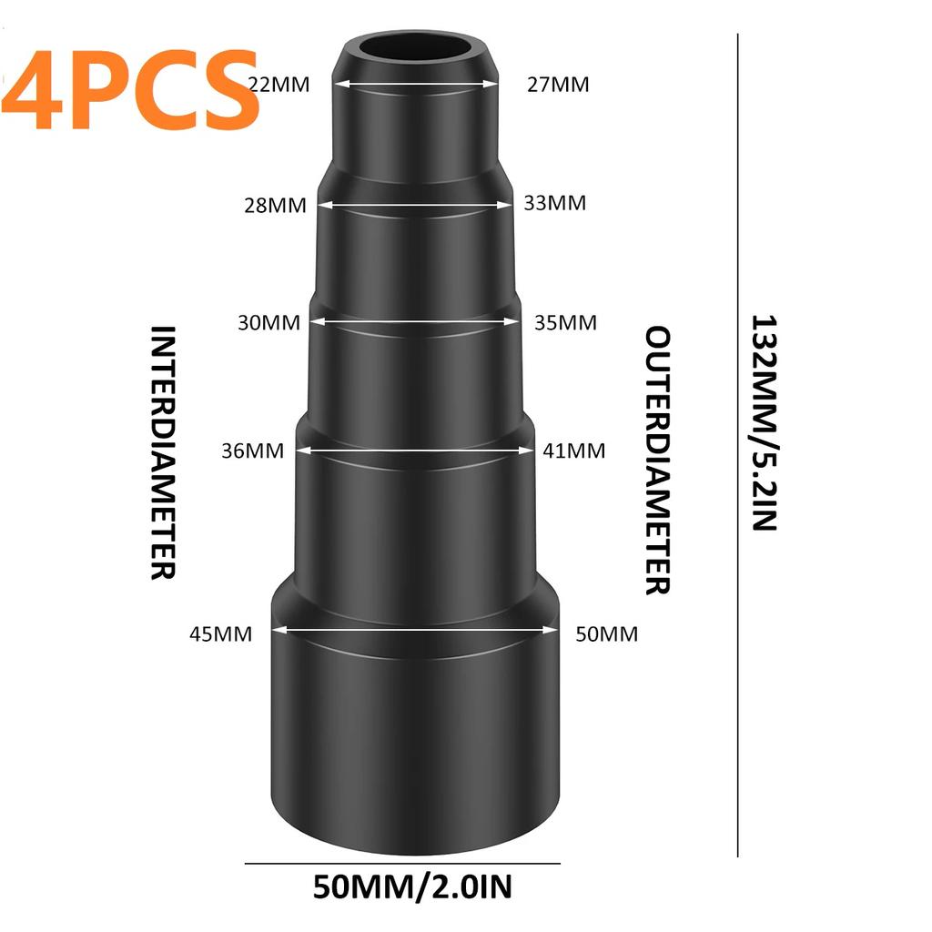 Hot Universal Vacuum Cleaner Hose Adapter Converter Dust Vacuum Cleaner Connector Vac Hose Accessories of 25mm 30mm 34mm 42mm