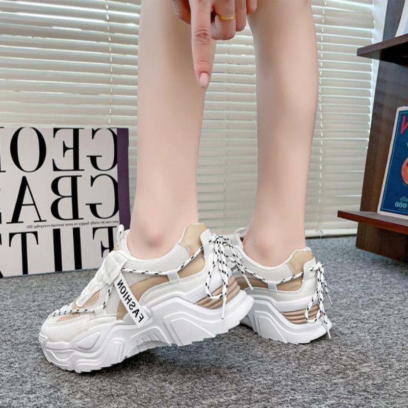 Women's Platform Breathable Sports Shoes Spring Summer Campus Student Non Slip Running Sneakers Outdoor Tennis Basketball Shoes