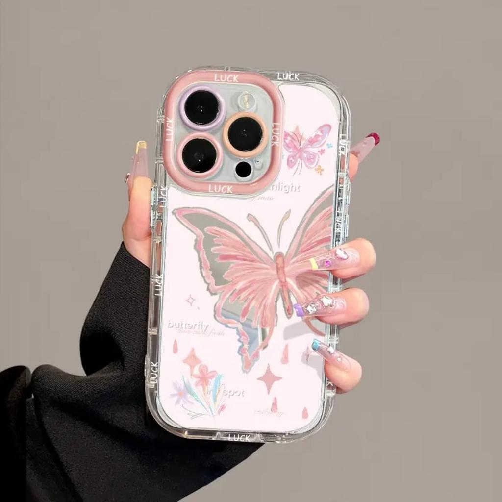 Cute Butterfly Suitable for Apple IPhone 16 Mobile Phone Case Huawei 17 PROMAX Fall Proof Full Cover Protective Case 15