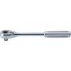 Koken Square Push Button Ratchet Handle Overall Length 3753NB 3/8" (9.5mm) (Knurled Grip), 200mm,