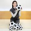 Baizihuahu Soccer Plush Toy, Football Shaped Stuffed Animal, Soft Hug Pillow for Sports Fans, Game Day Gift Kids Boys Girls