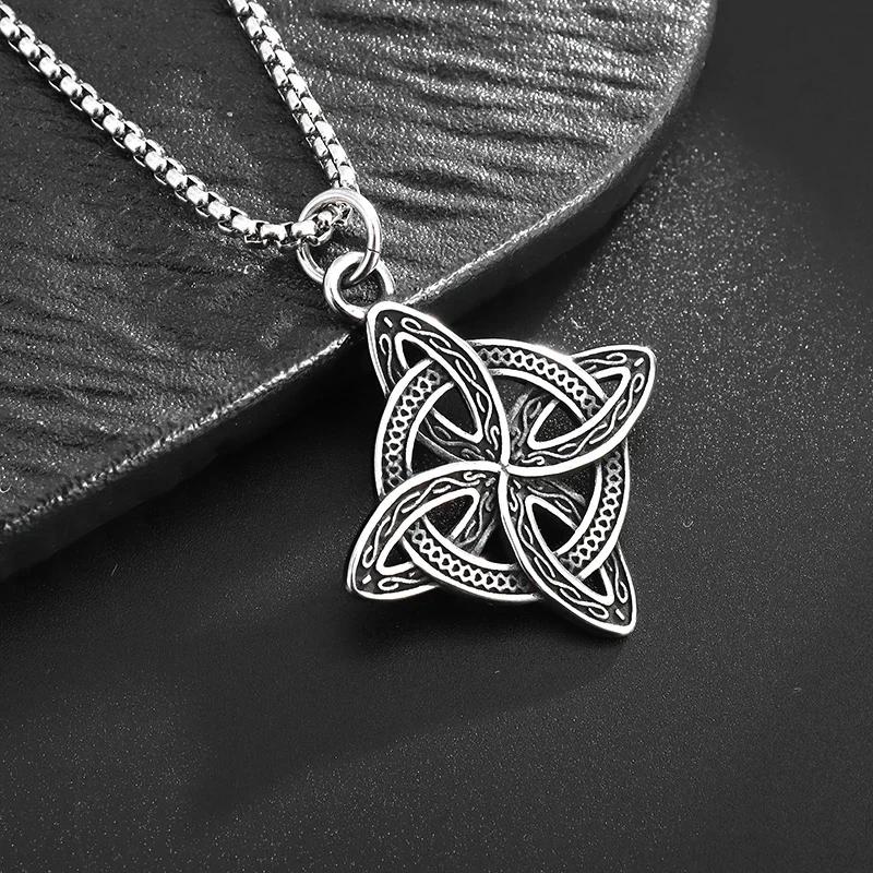 Stainless Steel Jewish Hebrew Tetragrammaton Wicca Pentagram Pendant Necklace Israeli Religious Amulet Jewelry
