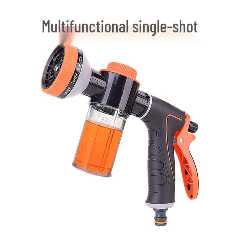 

Multifunctional High-Pressure Car Wash Foam Spray Gun with Tap Water Hose Nozzle