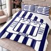 Alianza Lima 3Pcs Bedding Set Duvet Cover With Two Pillowcases For Bedroom Home Decoration
