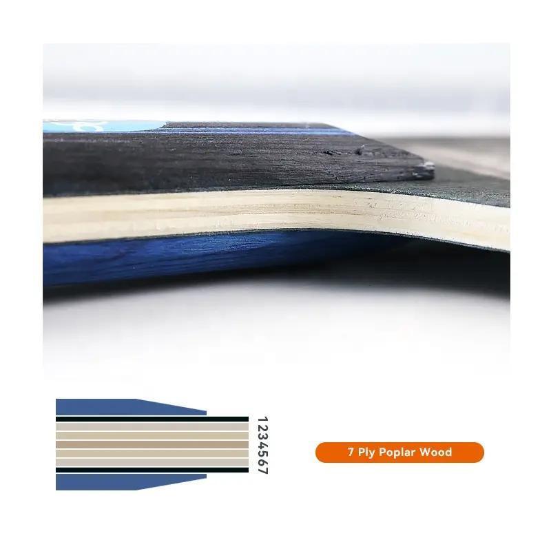 2 Raquetas de Tenis de Mesa para Principiantes Entrenamiento de Tenis de Mesa Goma de Puntos hacia Dentro Paletas de Ping Pong Raqueta