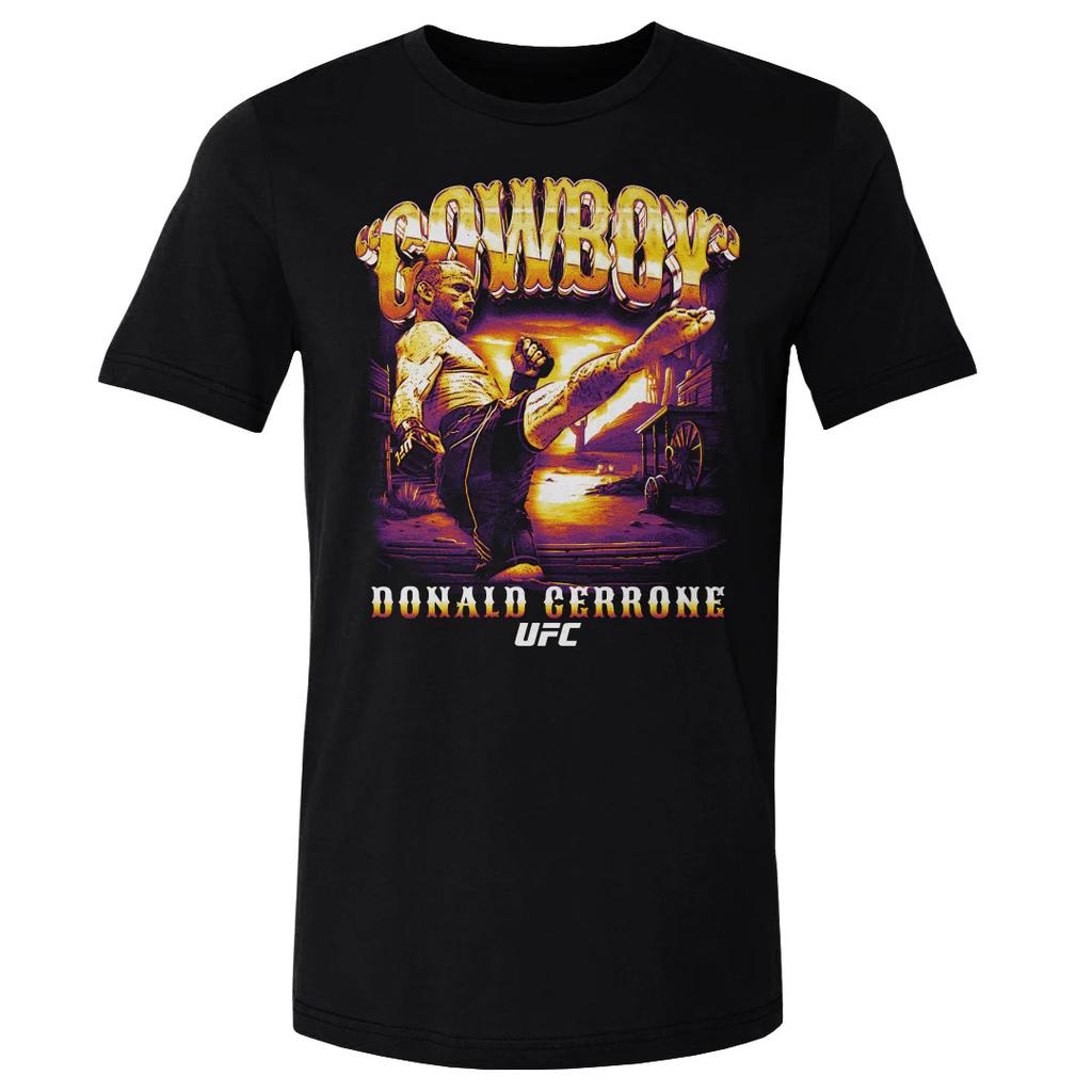 2026 Summer UFC Donald Cerrone Fighting Graphic Tshirt Women Sports Cotton Short Sleeve Loose Leisure Fitness Shirt Unisex