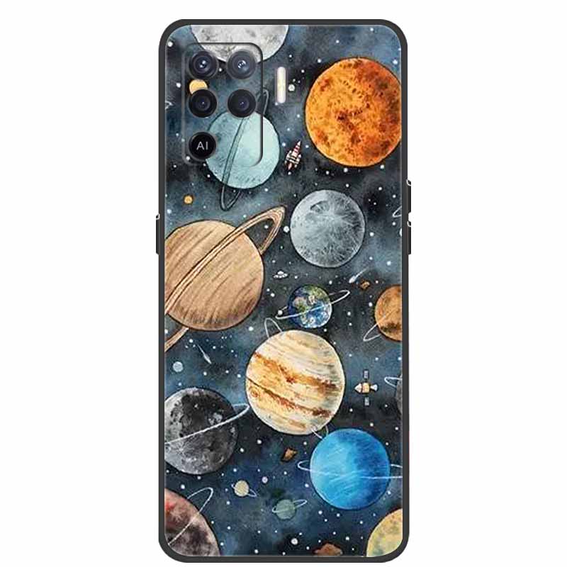 For Coque OPPO Reno5 Lite Case Shockproof Soft silicone TPU Back Cover For Oppo Reno 5Z 5 Lite Phone Case 5Lite CPH2205 Fundas