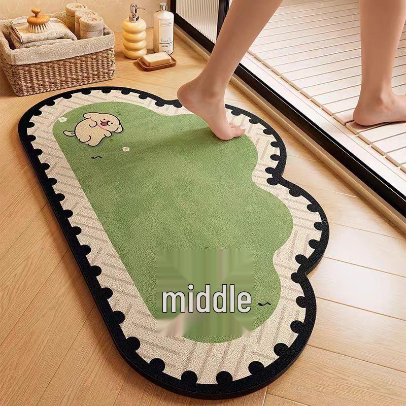 Diatom Mud Absorbent Non-slip Bathroom Foot Mat