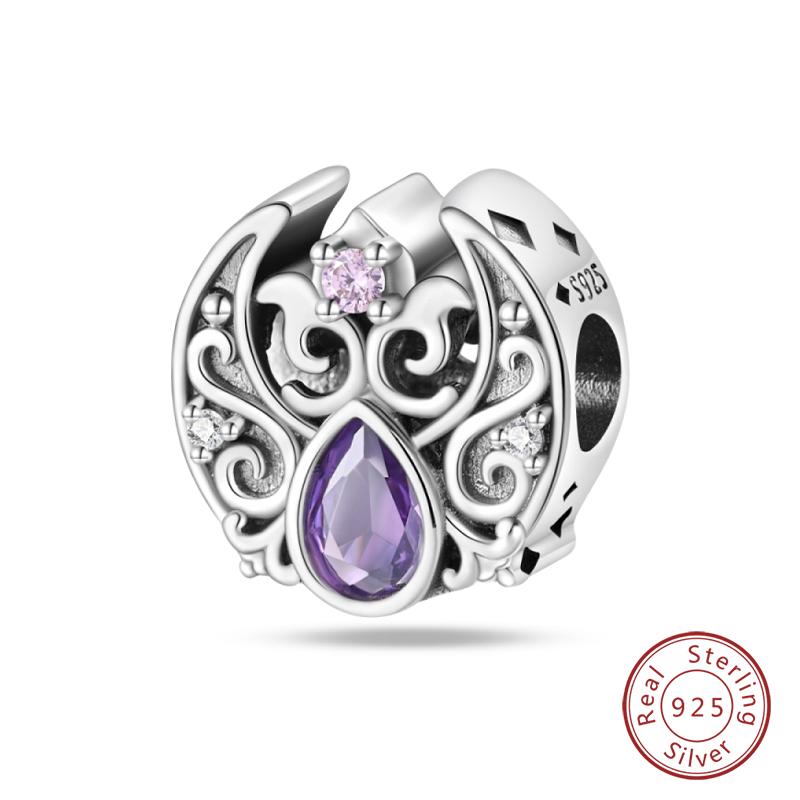 Copper Classic Pink Lotus Angel Butterfly Charm Bead Fits Genuine Bracelet Lucky DoItYourself Jewellery Gift Beautiful Exquisite