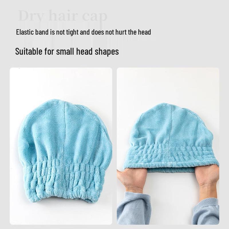 Super Absorbent Quick-Dry Hair Towel Cap - 2024 Style for Women & Children, Cute & Thickened