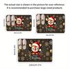 Christmas Reindeer Doormat, Non-Slip Machine Washable  Low Pile Rug for Entryway Kitchen Living Room Bedroom Holiday Decor