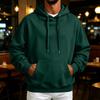 Men's Retro Hoodie Loose Fit Casual Pullover Sweatshirt for Fall Winter