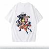 Trendy Brand Naruto Childrens Tshirt Summer New Anime Peripheral Printed Parentchild Outfit Pure Cotton Fashionable Tshirt
