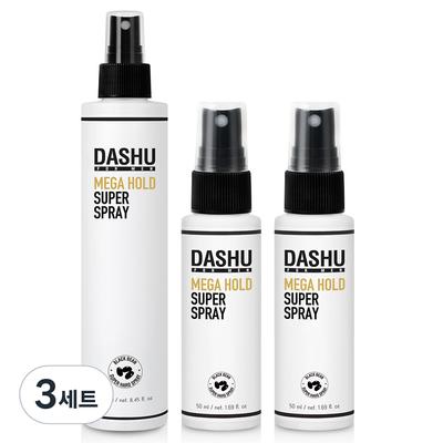 Für Männer Premium Mega Hold Super Spray 250ml + 50ml 2St., 3 Sets