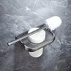 All copper gun gray bathroom towel rack, bath towel rack, light luxury bathroom rack, bathroom hardware pendant set.