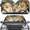Parasole Auto Personalizzato Stampato UV con Divertente Design in Foglio di Alluminio