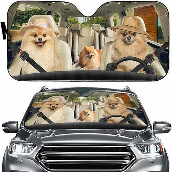 

Custom Printed UV Protective Car Sunshade with Funny Aluminum Foil Design 4