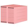 Plus PP Flat A4 File, Horizontal, Pink, 10-Pack, NO.122P 98-358×10