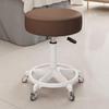 Beauty Rotating Stool with Backrest - Makeup/Barber/Dressing Table Chair with Casters