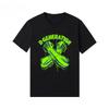 American Fashion Brand Summer New DX Combination Short Sleeve Printed T-shirt Pure Cotton Loose Casual T-shirt