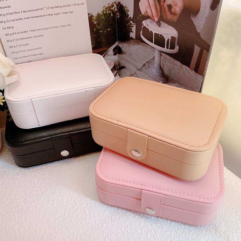 Portable Jewelry Storage Box 2023 New High-end Exquisite Large Capacity Travel Jewelry Bag Jewelry Box Organizer