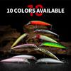 BEARKING New Model 73mm 5g Professional Quality Magent Weight Fishing Lures Minnow Crank Artificial Bait Tackle