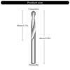 Hardened Round Shank Reduced Twist Drill Bits Hole Cutter Drilling Tool For Wood Iron Stainless Steel Aluminum Metal