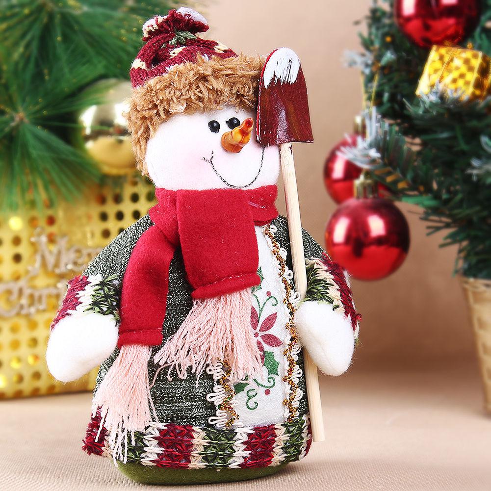 Santa Claus Cute Reindeer Snowman Ornaments Christmas Decoration For Kids Gift